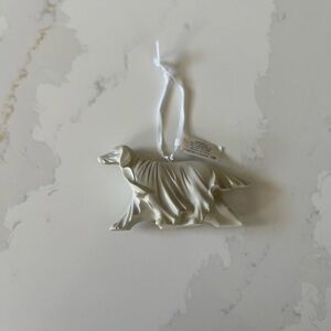 Cracker Barrel Ghost Dog Ornament -  NWT